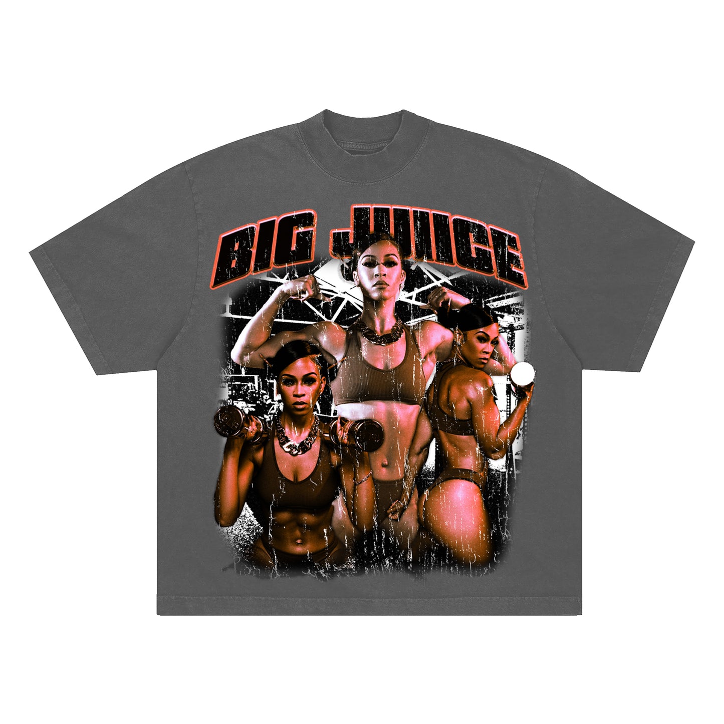 BIG JUIICE Tee Grey